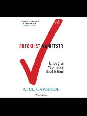 Checklıst Manifesto İşler Nasıl Doğru Yapılır - Domingo Yayınları