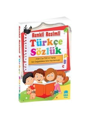 Ema Kitap Yay.-renkli Resimli Türkçe Sözlük Karton Kapak