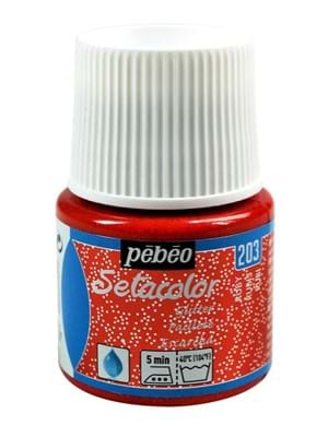 Pebeo Setacolor Parıltılı Kumaş Boyası 45 Ml No:203