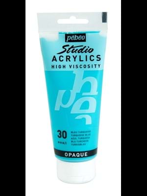 Pebeo 100 Ml Akrilik Boya Yüksek Yoğunluklu Opak Turkuaz 30