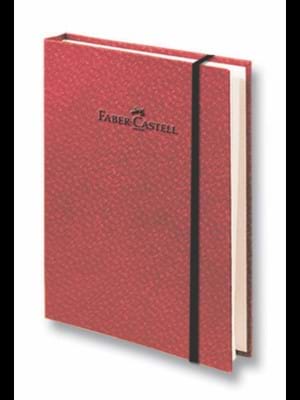Faber Castell A6 Natural Sert Kapak Defter Kırmızı Kareli 100 Yp 5400807