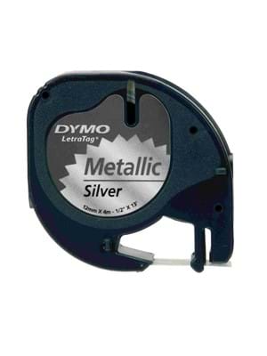 Dymo 12 Mmx4m Metalik Şerit Gri 0721730