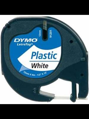 Dymo 12 Mmx4m Plastik Şerit Beyaz 59422-0721610
