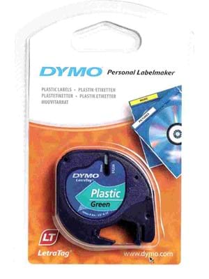 Dymo 12 Mmx4m Plastik Şerit Yeşil 91204