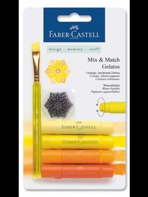 Faber Castell Gelato Mum Boya Sarı Tonlar 4 Renk 121801