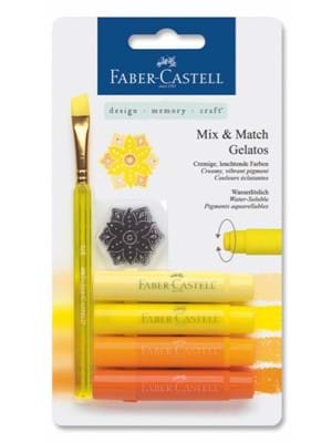 Faber Castell Gelato Mum Boya Sarı Tonlar 4 Renk 121801
