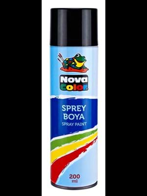 Nova Color 200 Ml Sprey Boya Siyah Nc-805
