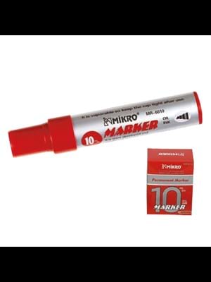 Mikro 6010 Jumbo Marker Kalem Kırmızı