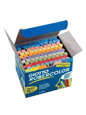 Robercolor Tebeşir 100 Lü Karışık Renkli