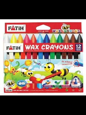 Fatih 12 Renk Jumbo Wax Crayon Boya 50220