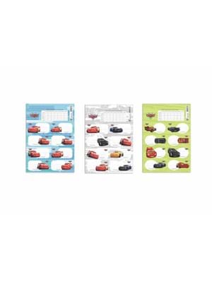 Keskin Color Cars Ders Prog.lı Etiket 3 Lü 220130-33