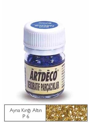 Artdeco 25 Ml Dekoratif Parçacıklar Altın