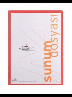 Umix A4 Standart Sunum Dos.20 Li Kırmızı