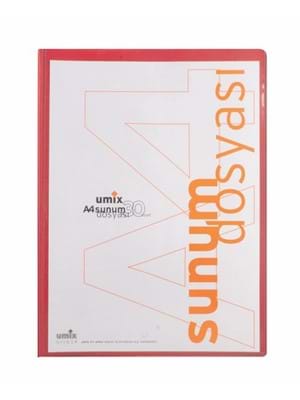 Umix A4 Standart Sunum Dos.30 Lu Kırmızı