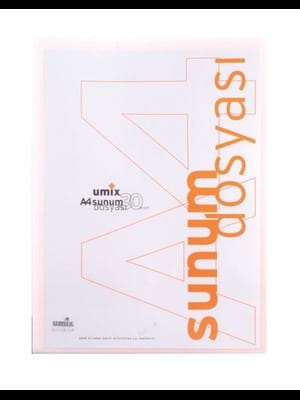 Umix A4 Standart Sunum Dosya 30"lu M.renkler1103p