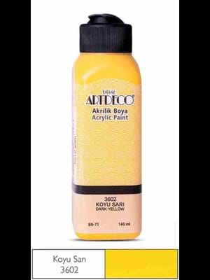 Artdeco 140 Ml Akrilik Boya Koyu Sarı 70r-3602