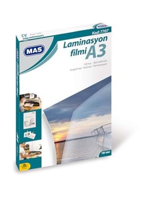 Mas A3 125 Mic Laminasyon Filmi 100 Lü 7707