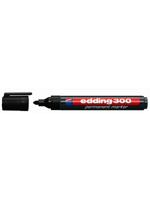 Edding Permanent Markör Kalem E-300 Siyah Yuvarlak Uç