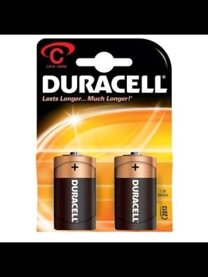Duracell C 1.5v Alkalin Orta Boy Pil 2 Li Lr-14