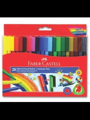 Faber Castell Eğlenceli Keçeli Kalem (marker) 20 Li 5068112