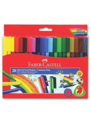 Faber Castell Eğlenceli Keçeli Kalem (marker) 20 Li 5068112