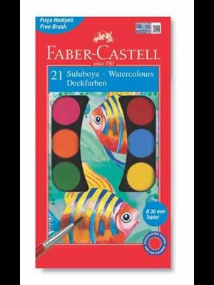 Faber Castell Redline Serisi Suluboya 21 Li Büyük Boy 125021