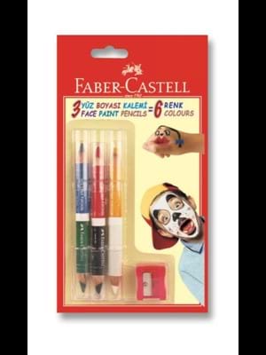 Faber Castell Yüz Boyası Kalemi 6 Lı 210306