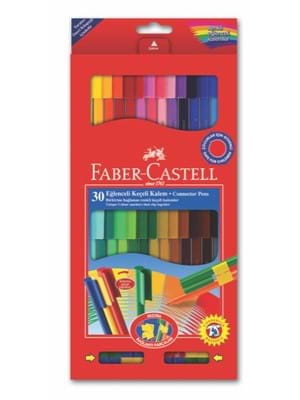 Faber Castell Eğlenceli Keçeli Kalem (marker) 30 Lu 5068113