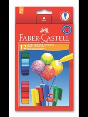 Faber Castell Eğlenceli Jumbo Keçeli Kalem (marker) 12 Li 5068662120