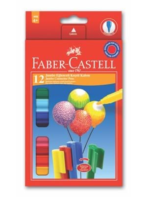 Faber Castell Eğlenceli Jumbo Keçeli Kalem (marker) 12 Li 5068662120