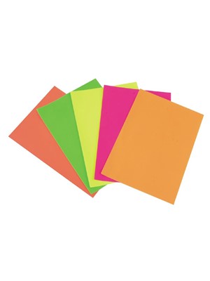 Lino Fosforlu Elişi Kağıdı 5 Renk 10"lu Pp-016