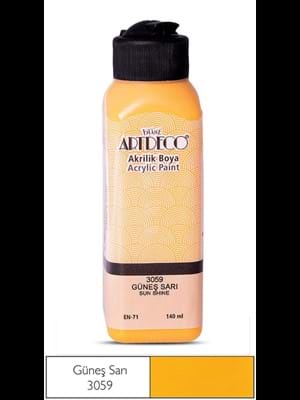 Artdeco 140 Ml Akrilik Boya Güneş Sarı 70r-3059