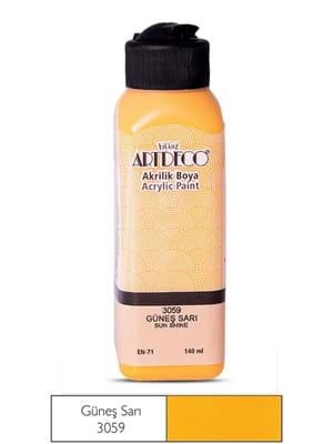 Artdeco 140 Ml Akrilik Boya Güneş Sarı 70r-3059