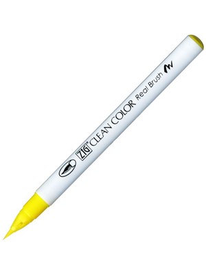 Zig 6000at Clean Color Real Brush Callıgraphy Kalemi 051 Lemon Yellow