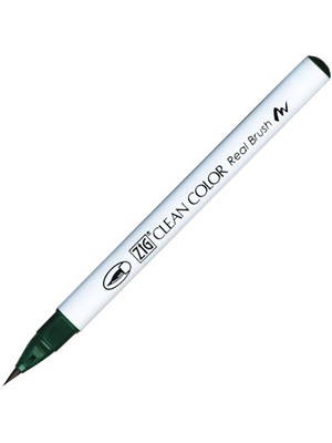Zig 6000at Clean Color Real Brush Callıgraphy Kalemi 400 Marıne Green