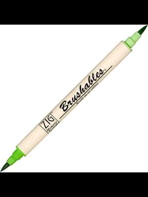 Zig Ms-7700 Brushables Çift Uçlu Grafik (boyama)kalemi 047 Sprıng Green