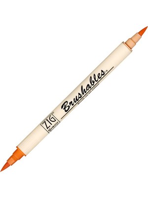 Zig Ms-7700 Brushables Çift Uçlu Grafik (boyama)kalemi 070 Pure Orange
