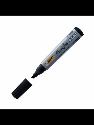 Bic 2300 Permanent Marker Kalem Kesik Uç Siyah