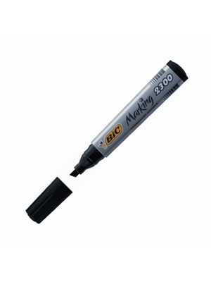 Bic 2300 Permanent Marker Kalem Kesik Uç Siyah