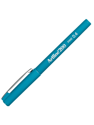 Artline 200n Fıne Keçe Uçlu Yazı Kalemi 0.4 Mm Sky Blue Lv-a-ek-200n