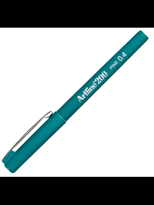 Artline 200n Fıne Keçe Uçlu Yazı Kalemi 0.4 Mm Dark Green Lv-a-ek-200n