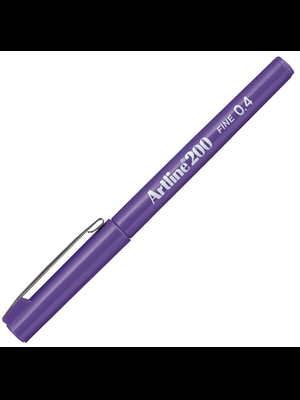 Artline 200n Fıne Keçe Uçlu Yazı Kalemi 0.4 Mm Purple Lv-a-ek-200n