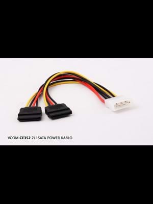 Vcom Ce352 2"li 0.20mt Sata Power Kablo