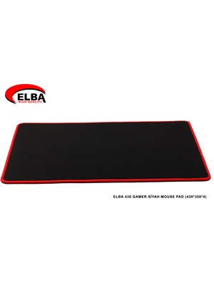 Elba 430x350x4 Mm Gamer Mouse Pad Siyah 430