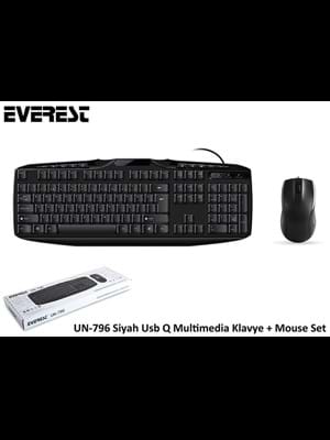 Everest Un-796 Usb Multımedıa Q Klavye Mouse Set