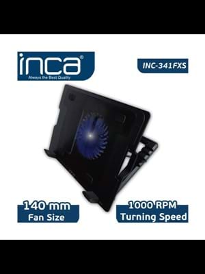 Inca Sınc-341fxs Siyah Ergonomik Sessiz Usb Notebook Soğutucu