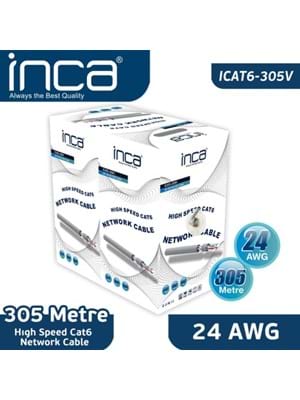 Inca 305mt Cat6 23 Awg Icat-305v Kablo