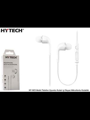 Hytech Hy-xk5 Kulak İçi Beyaz Mikrofonlu Kulaklık