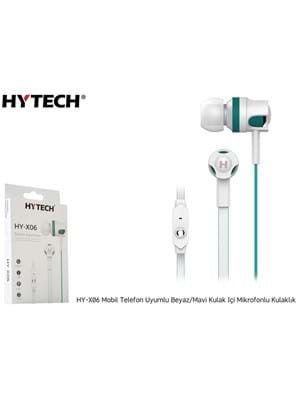 Hytech Hy-x06 Mobil Telefon Uyumlu Kulaklık Mavi\beyaz