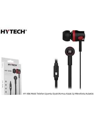 Hytech Hy-x06 Mobil Telefon Uyumlu Kulaklık Siyah\kırmızı